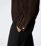 Arma Maddox suede blouson jacket