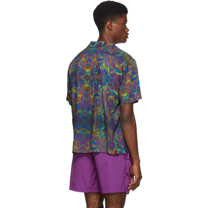 Everest Isles Purple Oil Spill Beach Shirt