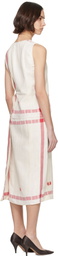 HODAKOVA Kitchen Towel Wrap Midi Dress