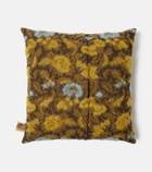The House of Lyria Areca embroidered floral cushion
