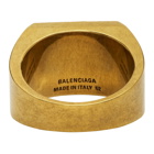Balenciaga Gold BB Logo Ring