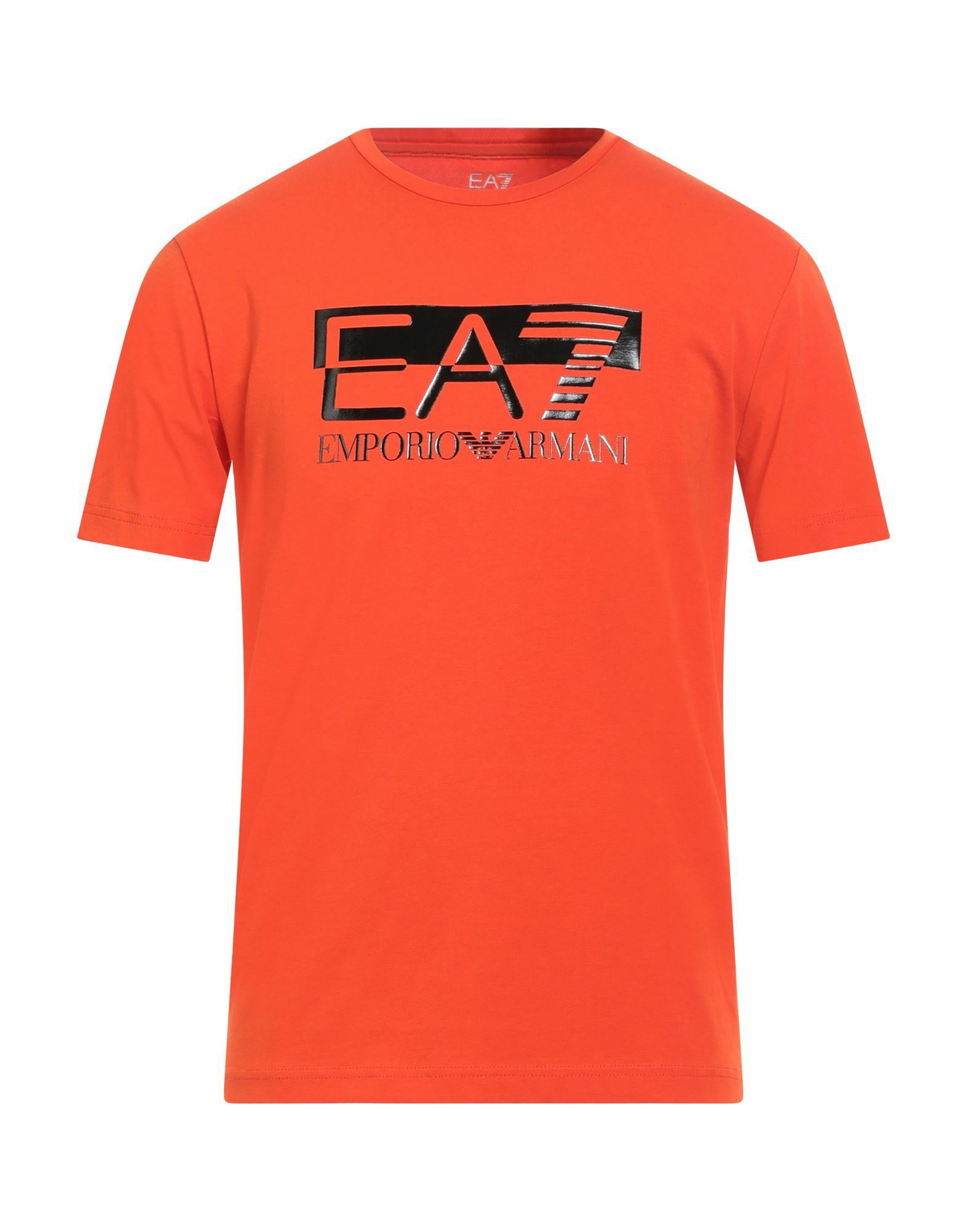 Ea7 Mens T-shirt in Orange