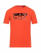 Ea7 Mens T-shirt in Orange