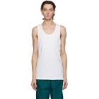 Nike Two-Pack White Cotton Everyday Tank Tops