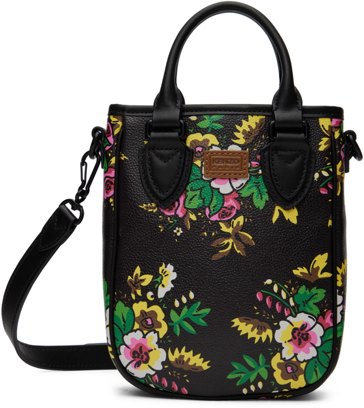 Photo: Kenzo Black Kenzo Paris Mini 'Pop Bouquet' Tote