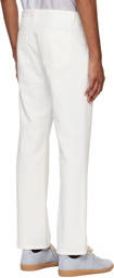 MM6 Maison Margiela Off-White Four-Pocket Jeans