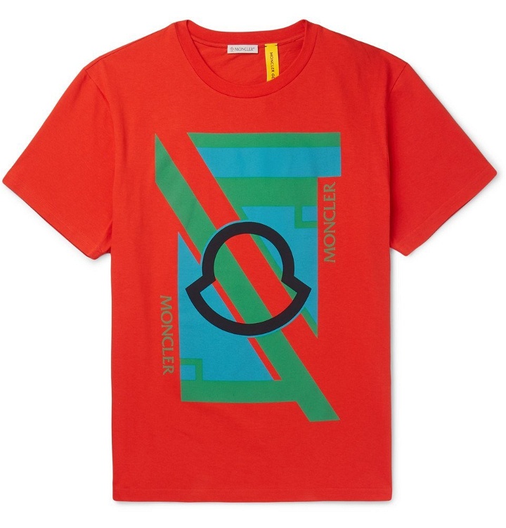 Photo: Moncler Genius - 5 Moncler Craig Green Logo-Print Cotton-Jersey T-Shirt - Men - Unknown