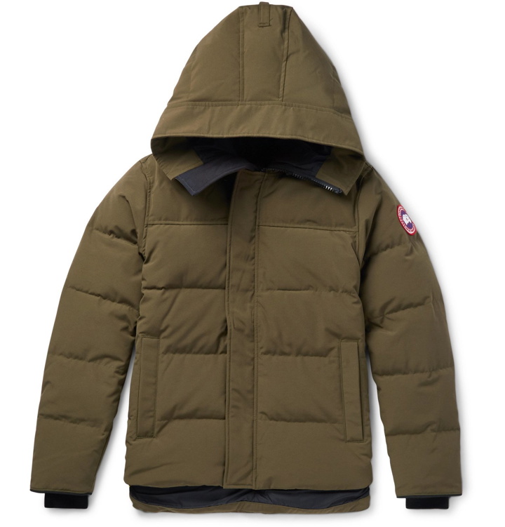 Photo: Canada Goose - Macmillan Quilted Shell Hooded Down Parka - Green