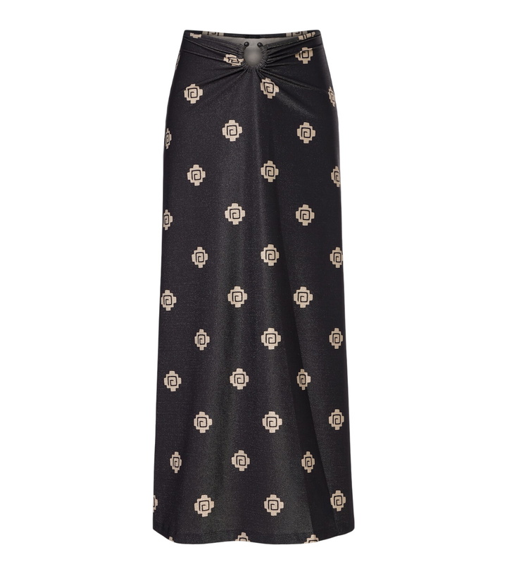 Photo: Johanna Ortiz Keel gathered maxi skirt
