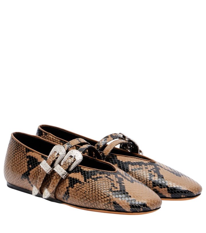 Photo: Le Monde Béryl Classic Claudia leather Mary Jane flats