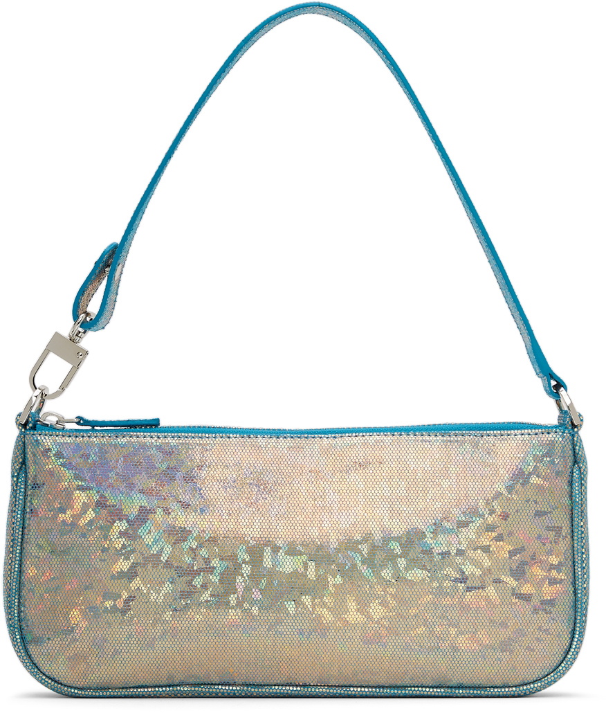 BY FAR Blue Hologram Rachel Bag By Far