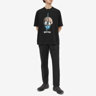 Undercoverism Men's Brain Logo Print Oversized T-Shirt in Black