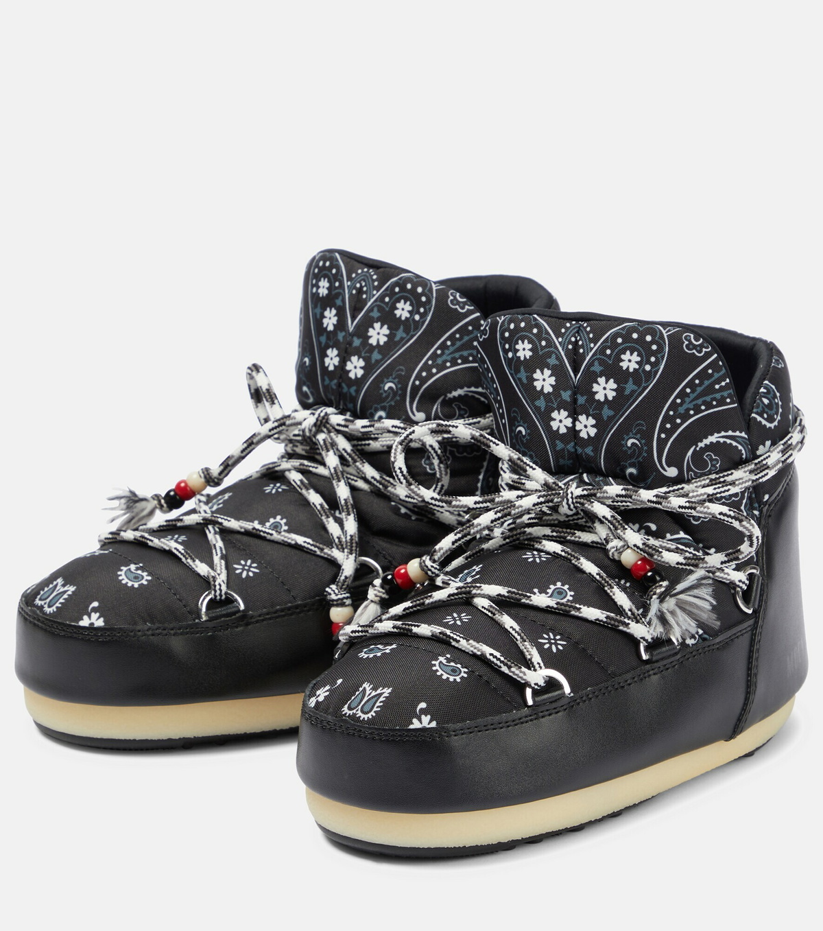 Alanui - Full Moon bandana-print boots