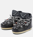 Alanui - Full Moon bandana-print boots