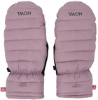 HOWL Purple Down Mittens