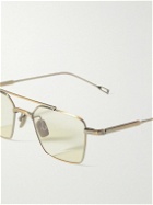 Native Sons - Yeager Explorer Square-Frame Gold-Tone Sunglasses