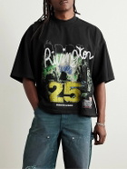 RRR123 - Inner Chamber Logo-Print Cotton-Jersey T-Shirt - Black