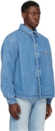 JACQUEMUS Blue Les Classiques 'La Chemise Boulanger' Denim Shirt