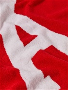 AMI PARIS - Logo-Jacquard Cotton-Terry Beach Towel