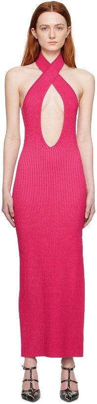 Photo: MISBHV Pink Cutout Maxi Dress