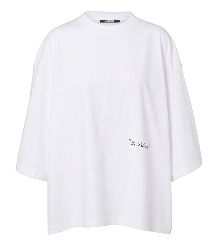 Photo: Jacquemus Le Palmier printed cotton jersey T-shirt