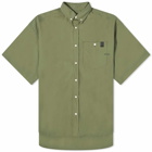 Anglan Men's Elementary Pocket Big Shirt in Sage Green