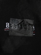 BALENCIAGA - Vintage Effect Cotton Sweatshirt Hoodie