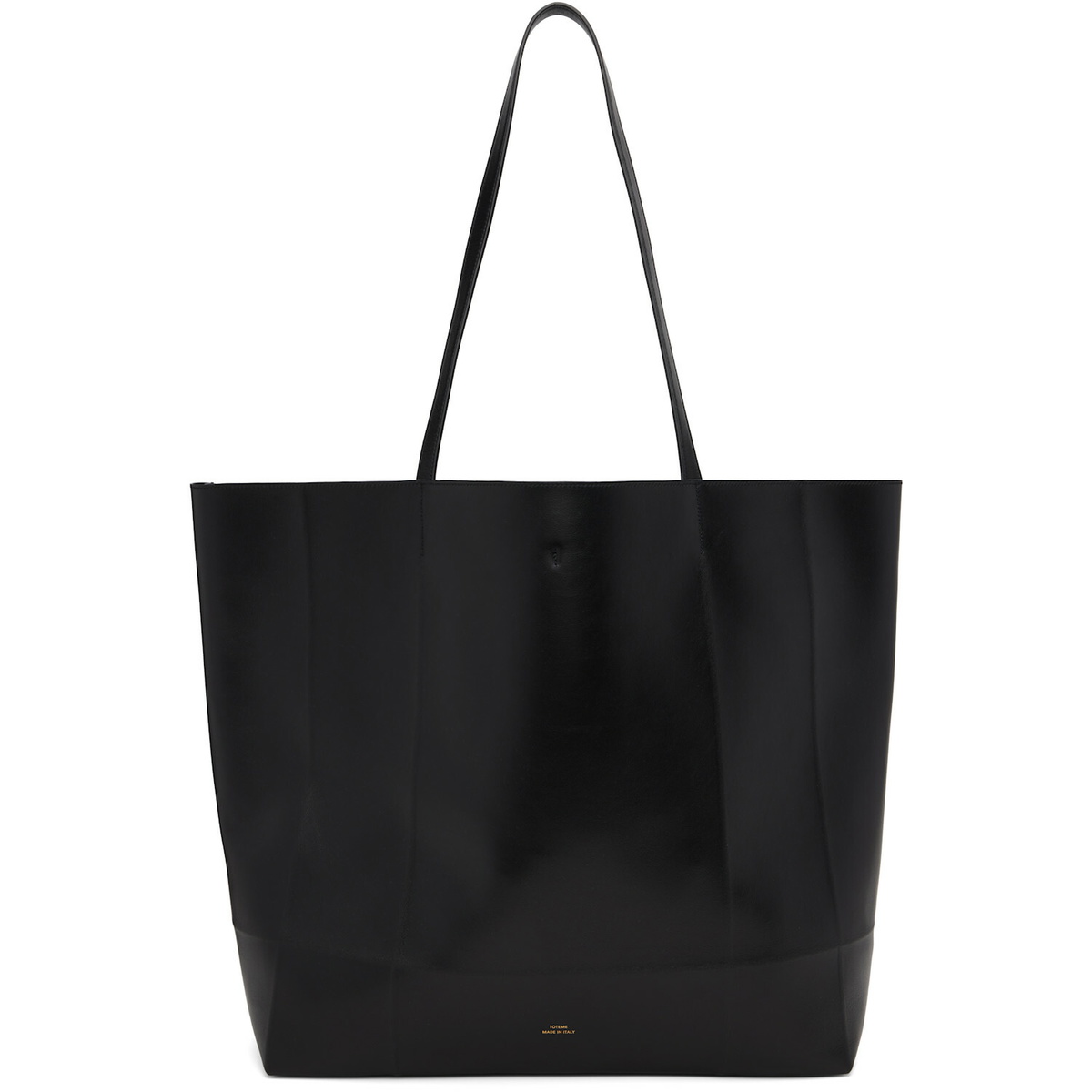TOTEME Black Roam Leather Tote