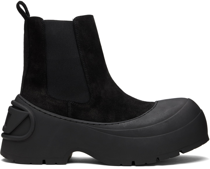 Photo: Diesel Black D-Donald Beatle Chelsea Boots