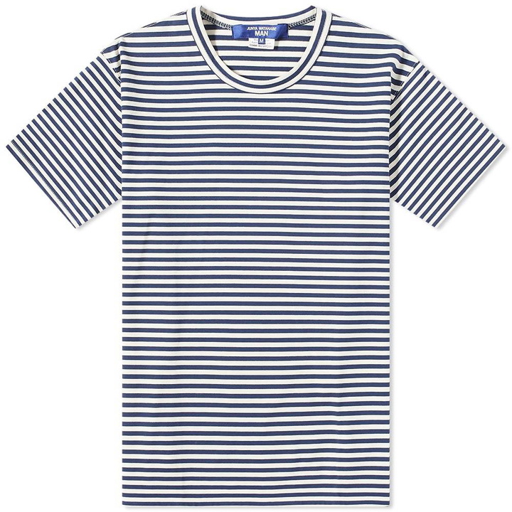 Photo: Junya Watanabe MAN Striped Curved Hem Tee