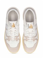 LANVIN - Clay Leather & Mesh Low-top Sneakers