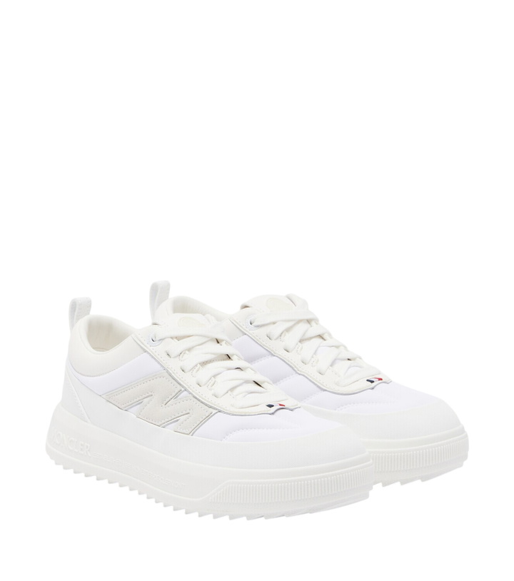Photo: Moncler Altive leather-trimmed platform sneakers