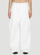 Aaron Esh - Double Pleat Pants in White