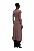 Diesel Midi dress in faded ribbed jersey - Dresses Womens in Pink