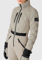 Mackage Inga Quilted Bonded Fleece ski Suit Taupe