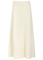 Lisa Yang Asta Brushed Cashmere Maxi Skirt Cream