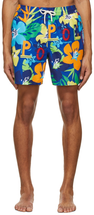 Photo: Polo Ralph Lauren Multicolor Traveler Swim Shorts