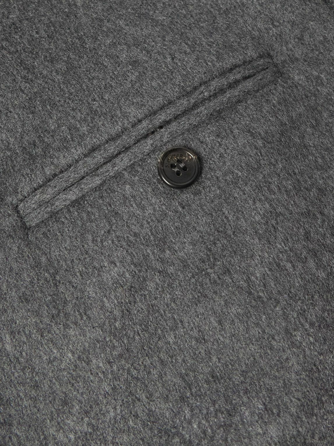 Incotex - Incotex Montedoro Brushed Wool-Blend Bomber Jacket - Gray