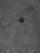 Incotex - Incotex Montedoro Brushed Wool-Blend Bomber Jacket - Gray