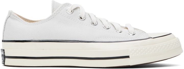 Photo: Converse Gray Chuck 70 Low Top Sneakers