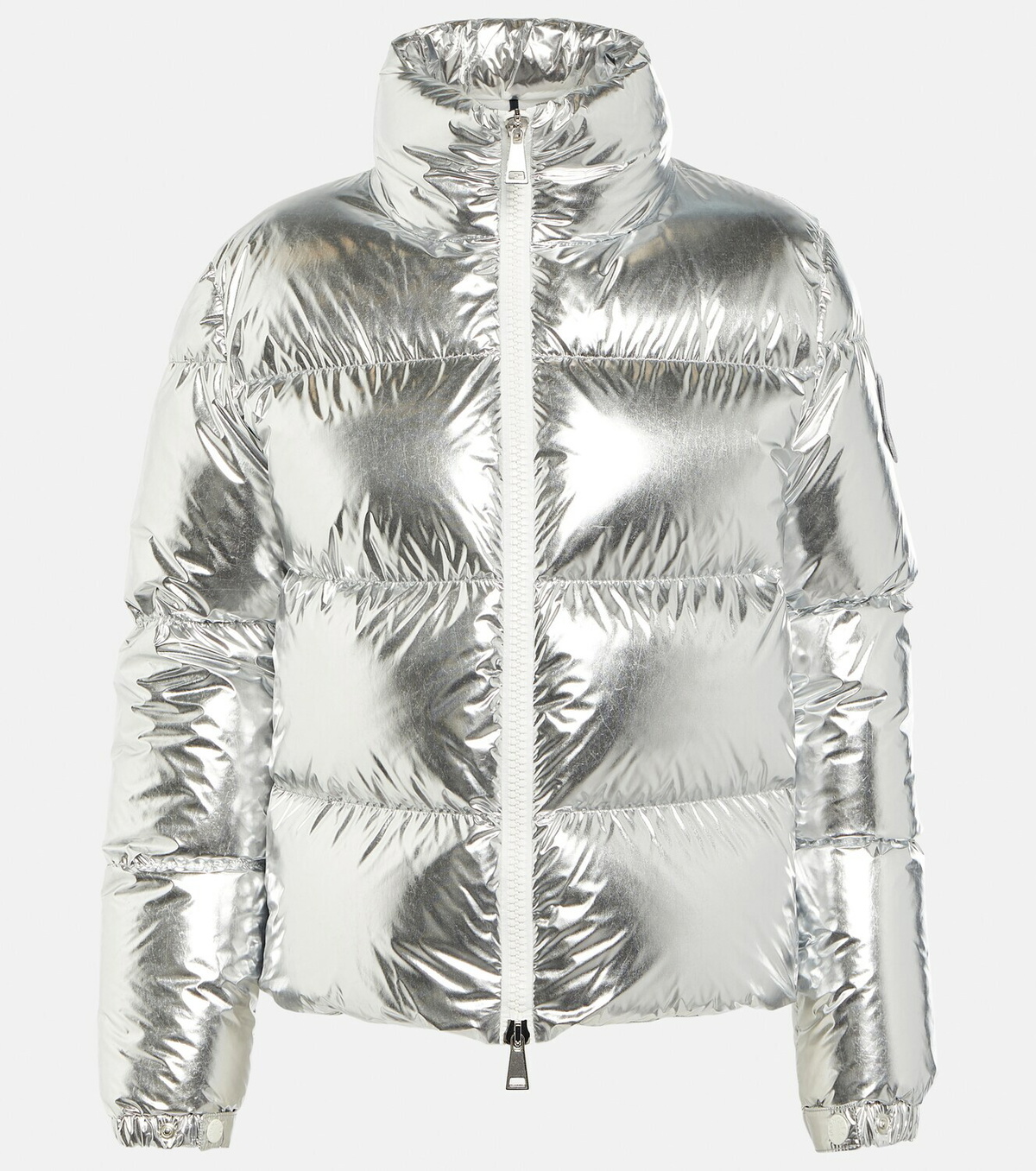 Moncler Metallic puffer jacket