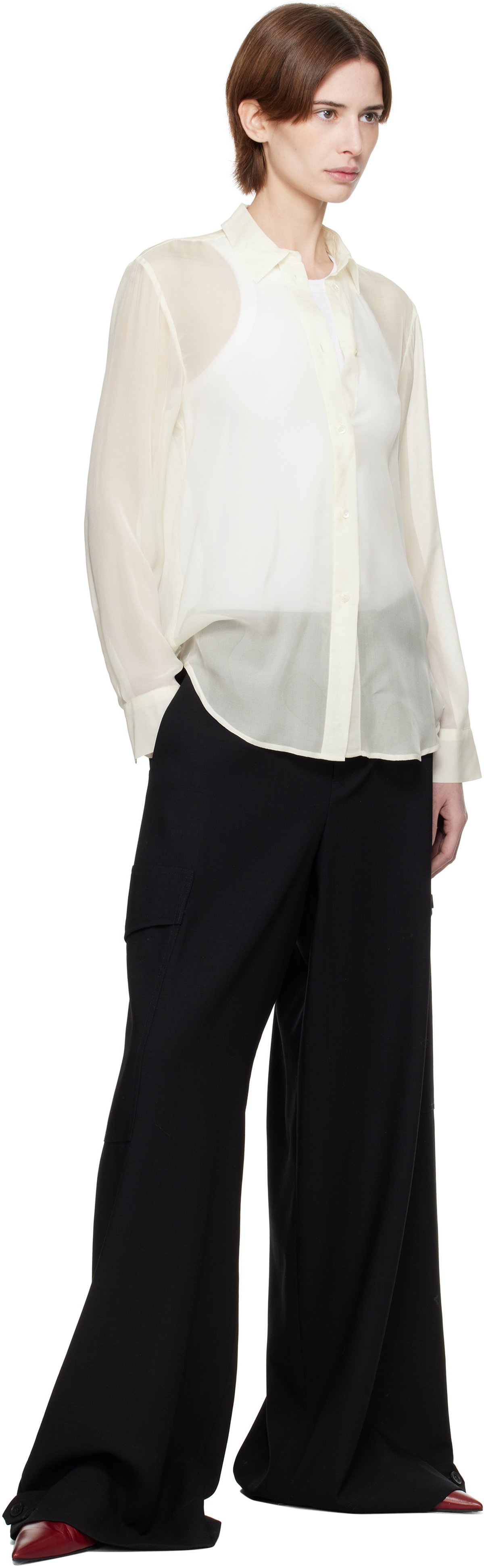 La Collection Off-White Jeannine Blouse