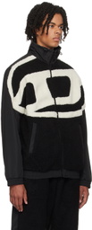 Diesel Black & White S-Ovady Track Jacket