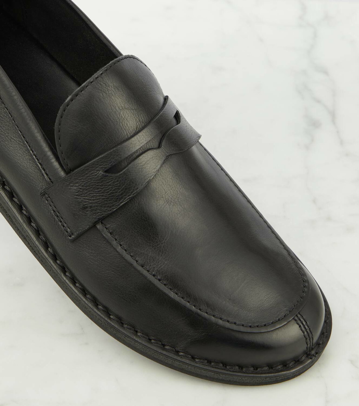 The Row Cary leather loafers The Row