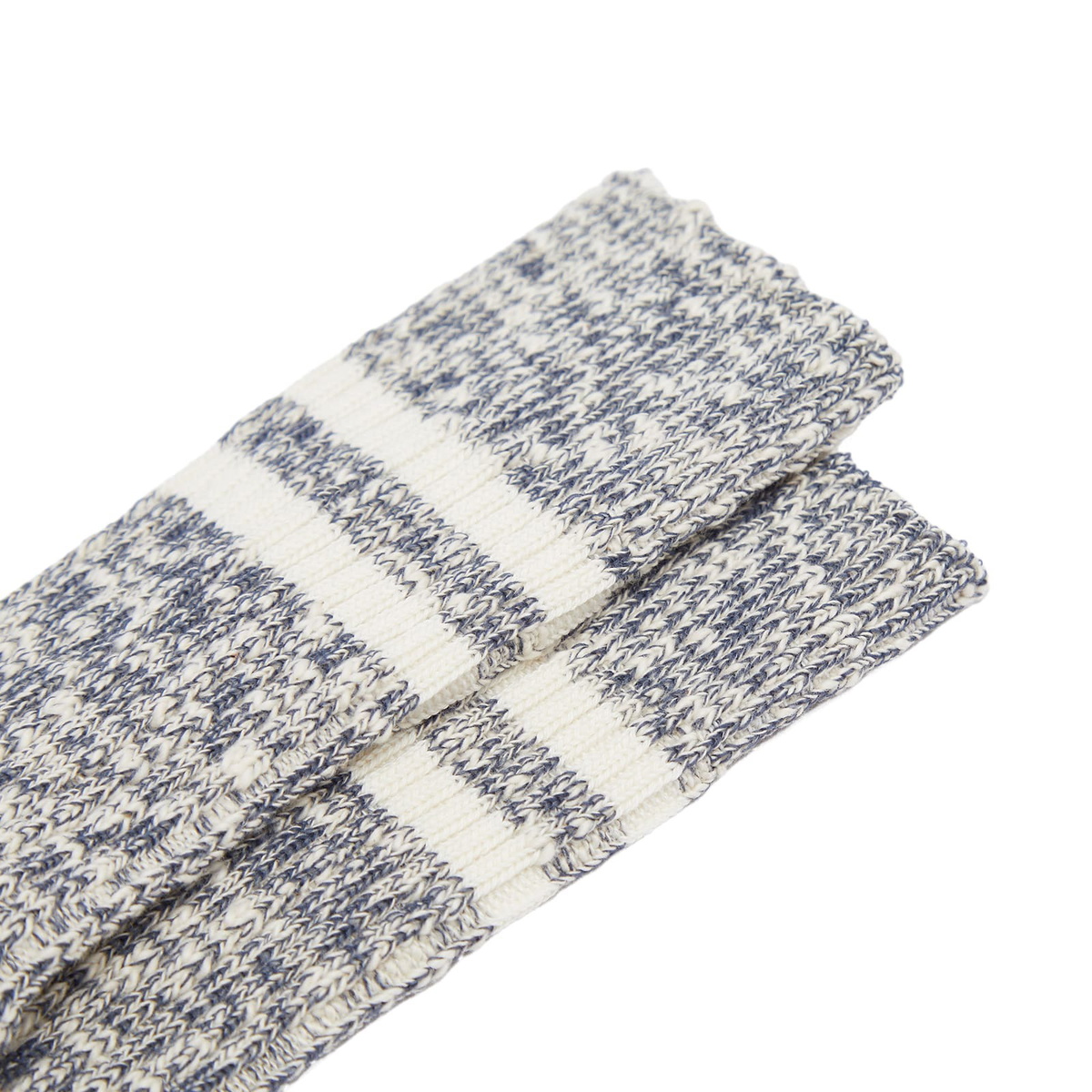 RoToTo Slub Stripe Stock in Navy