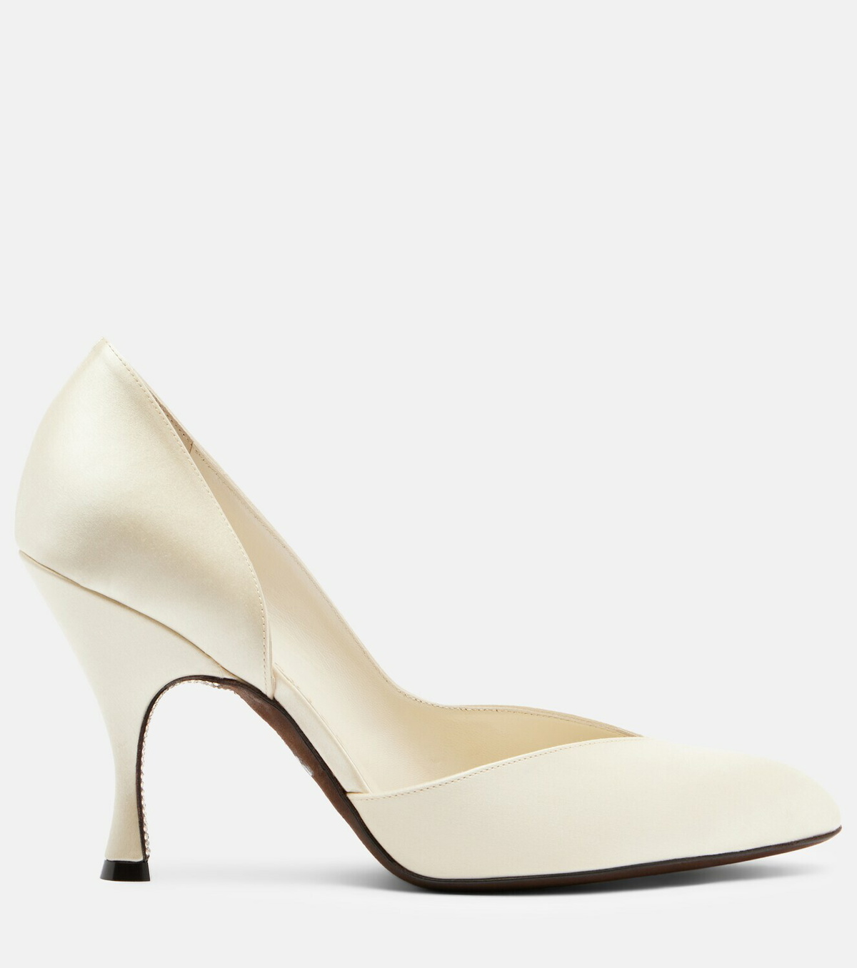 Herbert Levine Not Half Bad embellished satin pumps