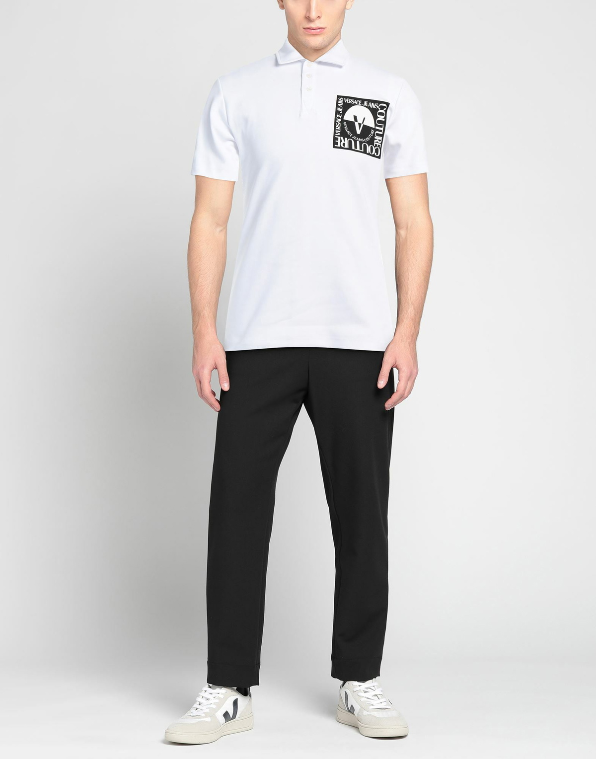 Versace Jeans Couture Mens Polo shirt in White
