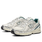 New Balance 740 Sneaker in Medusa Green/Angora