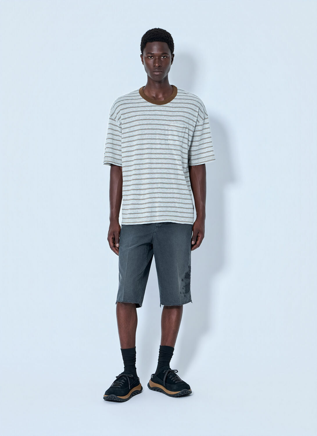 Visvim Mondo Border Stripe T-Shirt