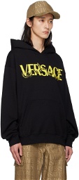 Versace Black Printed Hoodie